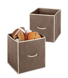 Whitmor 6351 909 2 JAVA Collapsible Cube, Java, 2 Pack   Home Storage Baskets