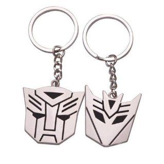 Metal Transformers Autobot & Decepticon Symbol Keychain [ONE PAIR] 