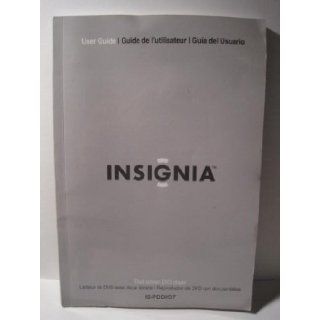 Insignia Dual Screen DVD Player Model IS PDDVD7, USER GUIDE Insignia 0176328841219 Books