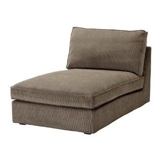 Ikea Kivik Chaise Lounge Slipcover Corduroy Cover, Tranas Light Brown   Sofa Slipcovers