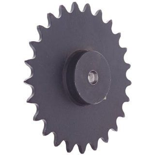 Martin Roller Chain Sprocket, Reboreable, Type B Hub, Double Pitch Strand, 2052/C2052 Chain Size, 1.25" Pitch, 25 Teeth, 0.938" Bore Dia., 10.65" OD, 3.75" Hub Dia., 0.343" Width