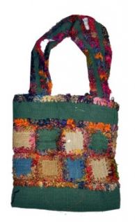 Tibetan Handmade Hemp Tote Bag, Hemp Bag, Hemp Recycled Bag, Hippie Bag #37 Clothing