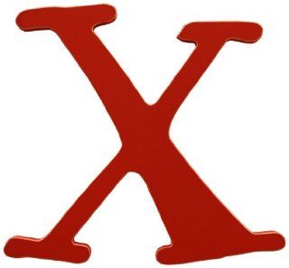 New Arrivals The Letter X, Rusty Red  Nursery Wall Decor  Baby