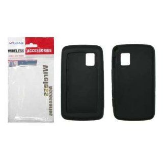 Black Gel Skin Cover Case for LG Vue CU920 [Mybat Brand] Cell Phones & Accessories