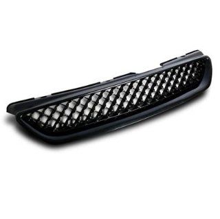 1998 2000 Honda Accord 2DR Coupe Front Mesh Grill Black Automotive