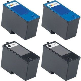 Dell 4 Pack 2BK+2C Series 5 Hi Yield Remanufactured Ink for M4640 M4646 All in One 922 / 942 / 962 / 924 / 964 / 944 Printer Electronics