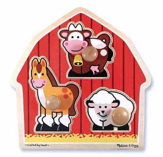 Barnyard Animals Jumbo Knob Puzzle Toys & Games