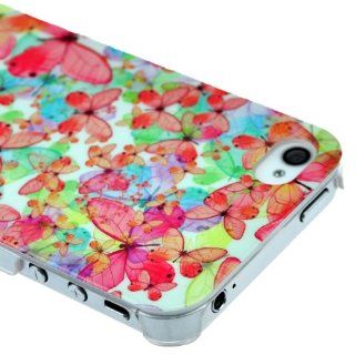 EarlyBirdSavings Colourful Butterfly Hard PC Case Cover Protector for Samsung Galaxy S3 I9300 Cell Phones & Accessories