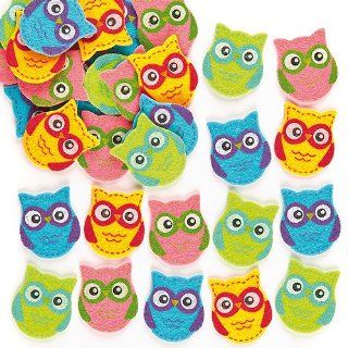 Owl Felt Stickers   Pack of 80 Toys & Games