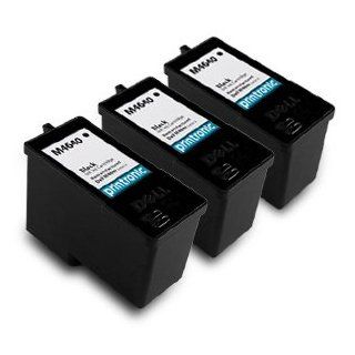 3 Pack (BLACK ONLY) Series 5 Hi Yield Remanufactured Ink for M4640 M4646 Dell All in One 922 / 942 / 962 / 924 / 964 / 944 Printer Electronics