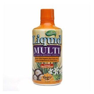 Country Life Liquid Multi Vitamin & Mineral Complex, Mango 32 fl oz (946.3 ml) Health & Personal Care