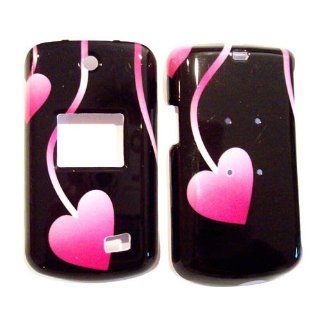 Hard Plastic Snap on Cover Fits LG VX5500 Love Drops Verizon Cell Phones & Accessories