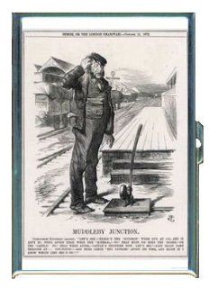 John Tenniel Muddleby Junction Double Sided Cigarette Case, ID Holder, Wallet with RFID Theft Protection