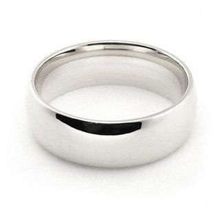 Men's Platinum 950 6mm Plain Comfort Fit Wedding Band Ring Platinum Wedding Band Sets Jewelry