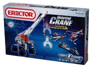 Erector Motorized Crane Toys & Games