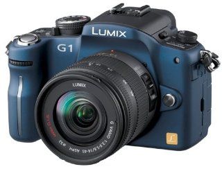 Panasonic digital SLR camera LUMIX (Lumix) G1 Lens Kit blue DMC G1K A  Digital Camera Accessory Kits  Camera & Photo