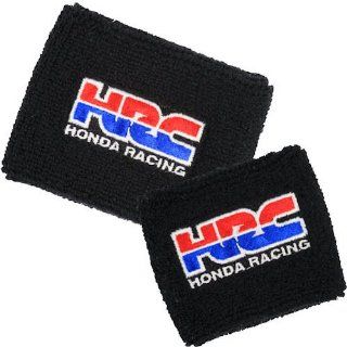 HRC Honda Racing Orange Brake/Clutch Reservoir Sock Cover Set Fits CBR, 600, 1000, 600RR, 1000RR, 954, 929, RC51 Automotive