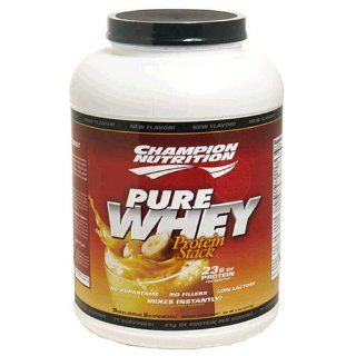 Champion Nutrition Pure Whey Protein Stack, Vanilla, 5 Pound Plastic Jar Health & Personal Care