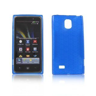 LG VS930 (Spectrum II) Crystal Blue Skin Case Cell Phones & Accessories