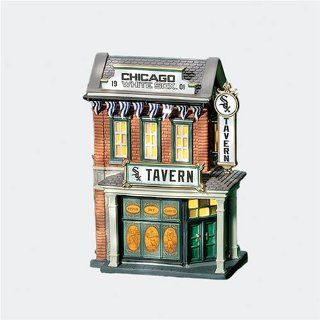 Department 56 Christmas In The City Series Chicago White Sox Tavern   Holiday Collectible Buildings