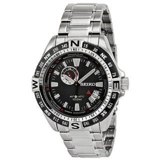 Seiko Black Dial Stainless Steel Automatic Mens Watch SSA095 at  Men's Watch store.