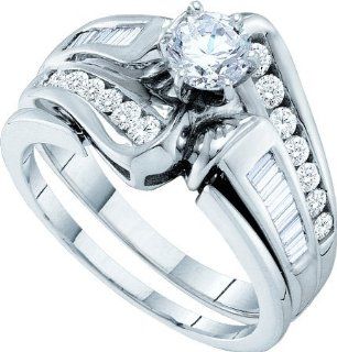 1.0CTW DIAMOND BRIDAL SET Jewelry