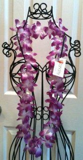 Tanday Purple/White (6626) Hawaiian Plumeria Hula Lei   Two Tone .  Other Products  
