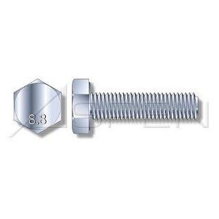 (75pcs) Metric DIN 933 M6X75 Hex Head Cap Screw with Full Thread 8.8 Steel plain finish Ships Free in USA Cap Screws And Hex Bolts