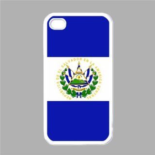 Flag of El Salvador White iPhone 5 Case Cell Phones & Accessories