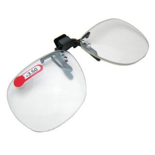 Daiso Japan Optical Clip on Flip up Magnifying Reading Glasses +3.50 Diopter 