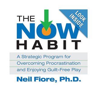 The Now Habit A Strategic Program for Overcoming Procrastination and Enjoying Guilt Free Play Neil Fiore, Gildan Assorted Authors 9781596590762 Books