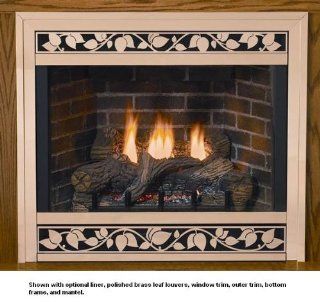 Deluxe 36 inch Direct Vent Fireplace DVD36FP30N   Natural Gas  