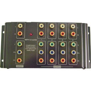 Calrad 40 937B 1 x 4 Component Stereo Audio Distribution Amplifier Electronics
