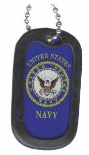 United States Navy Anchor Seal Armed Forces Symbols   Military Dog Tag Luggage Tag Key Chain Metal Chain Necklace