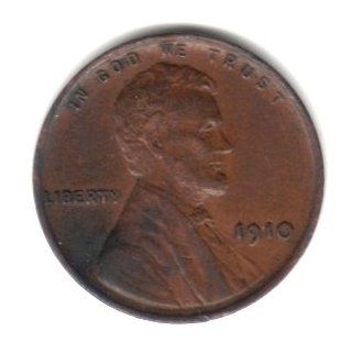 1910 U.S. Lincoln Wheat Ears Cent / Penny 