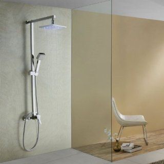 LightInTheBox Sprinkle   Color Changing LED Shower Faucet with 8 inch Shower Head + Hand Shower   Bathtub And Showerhead Faucet Systems  