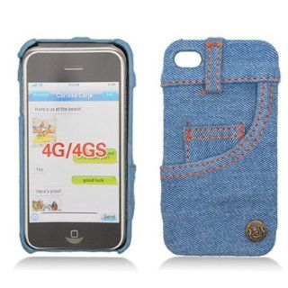 App iPhone 4 Jeans, Back Cover #1 Cell Phones & Accessories