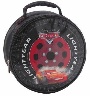 Cars Tire Shaped Lunch Box   Black  