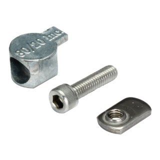 80/20 Inc 10 Series 3665 Anchor Fastener with SS Bolt & Zinc Economy Slide In T Nut