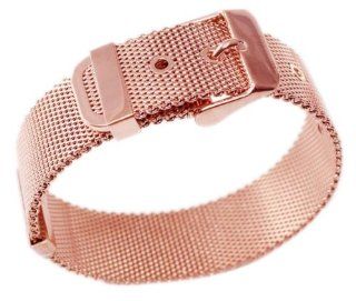 Unique Design Mesh Belt Buckle Stainless Steel Bracelet (Model Sl010213) (Silver Color) Link Bracelets Jewelry