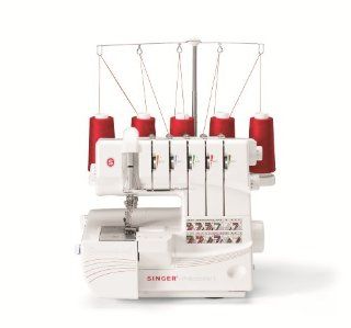 SINGER 14T968DC Professional 5 5 4 3 2 Thread Capability Serger Overlock with Auto Tension