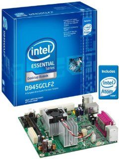Intel D945GCLF2 Essential Series Mini ITX DDR2 667 Intel Graphics Integrated Atom Processor Desktop Board   Retail Electronics