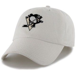 NHL Pittsburgh Penguins Clean Up Cap, One Size, White  Sports Fan Baseball Caps  Sports & Outdoors
