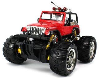 Jeep Wrangler Electric RC Truck 116 Scale Big Size Off Road Monster Truck RTR Ready To Run, High Quality (Colors May Vary) Toys & Games