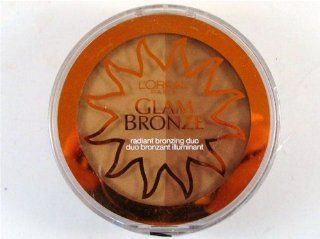Loreal Paris Glam Bronze Radiant Bronzing Duo, honey Bronze 945  Face Bronzers  Beauty