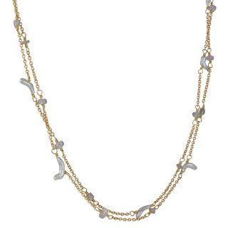DANA KELLIN   Beaded Diamond, Keshi Pearl and Sapphire Necklace Fashionnecklacebraceletanklet Jewelry