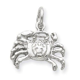 Sterling Silver Crab Charm Jewelry