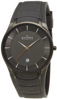 Skagen Men's 955XLSMRM Stainless Steel Grey Dial Watch Skagen Watches