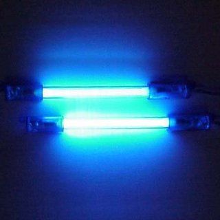 Mach Thin LIne  6 inch Sound Activated Neon Rods  Blue (pair) Automotive