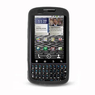 MOT A957 DROID PRO Skin Case, Black 01 Cell Phones & Accessories